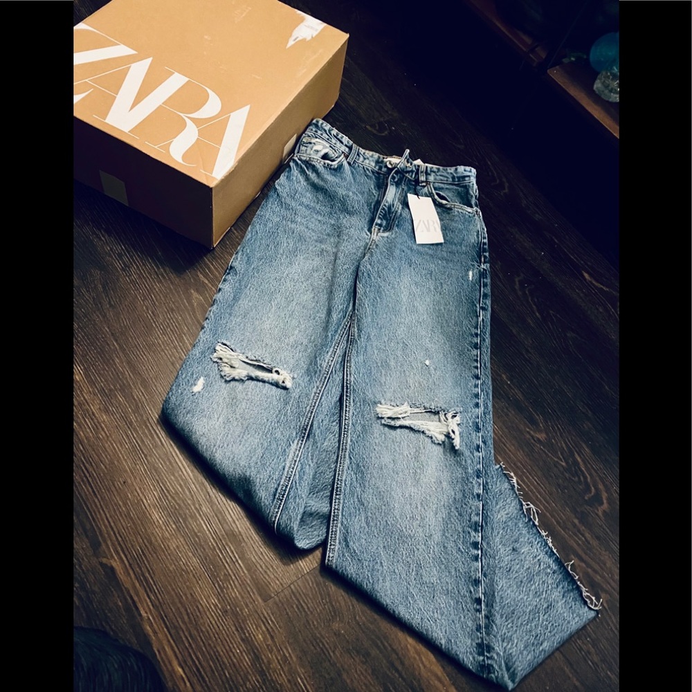 Zara wide leg jeans NWT